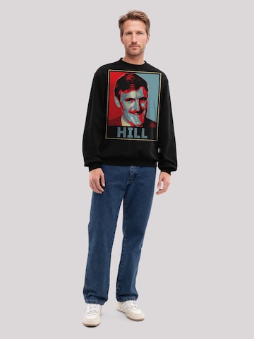 F4NT4STIC Sweatshirt 'TV Times Jimmy Hill Sports Presenter' in Zwart