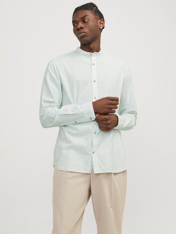 JACK & JONES - Ajuste confortable Camisa 'Summer Band' en verde: frente