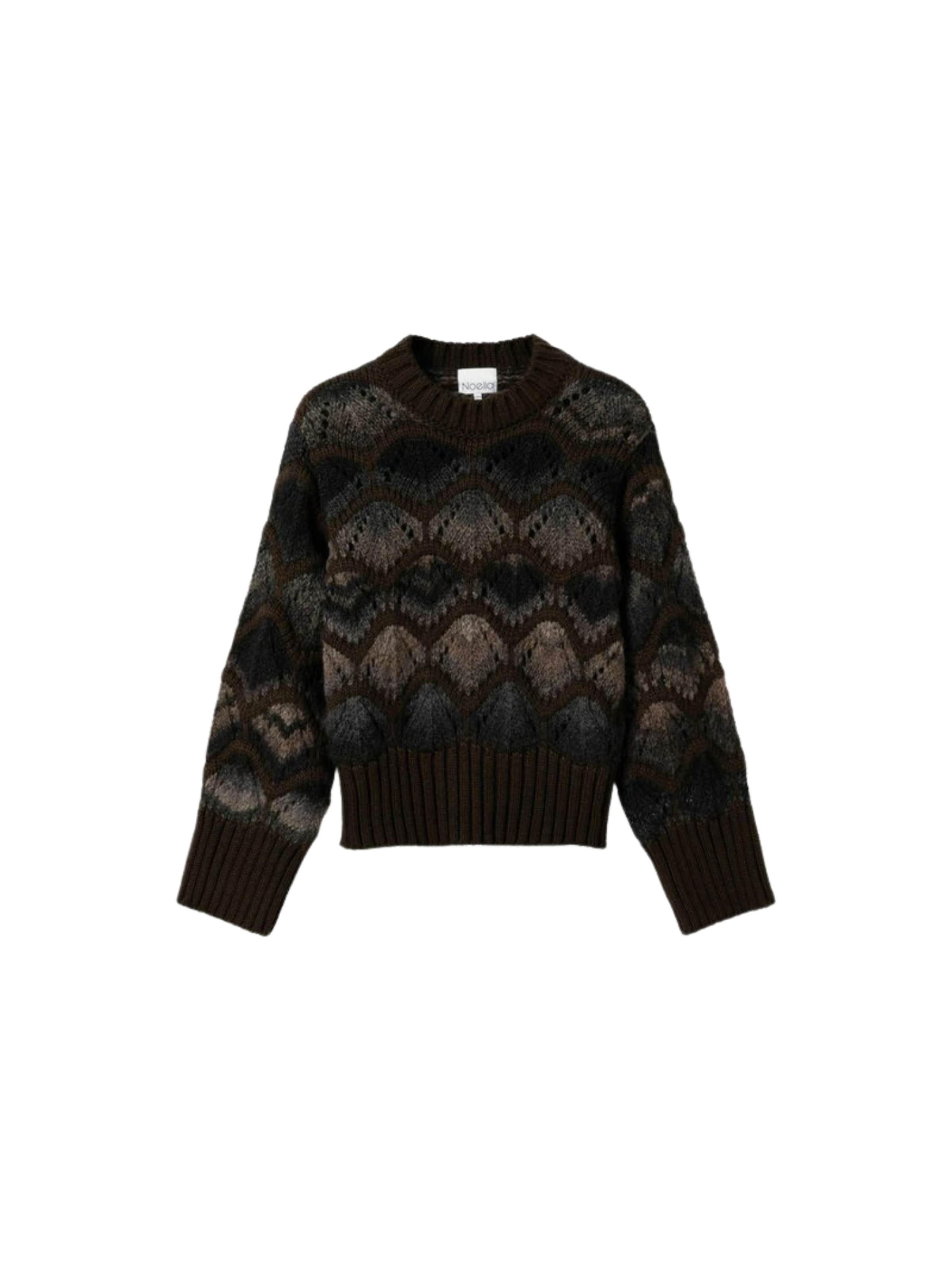 Pull-over ' Latanna ' Noella en marron : devant