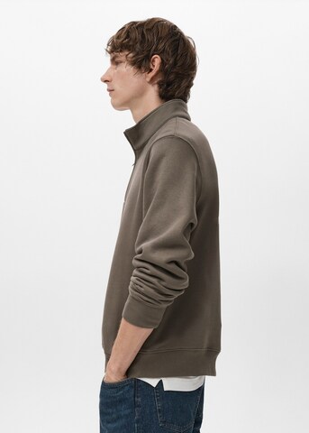 MANGO MAN Sweatshirt 'Winny' in Brown
