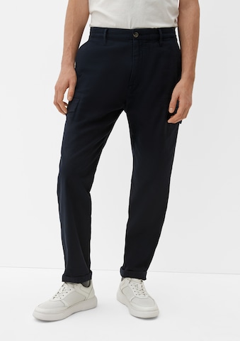 Regular Pantalon cargo s.Oliver en bleu : devant