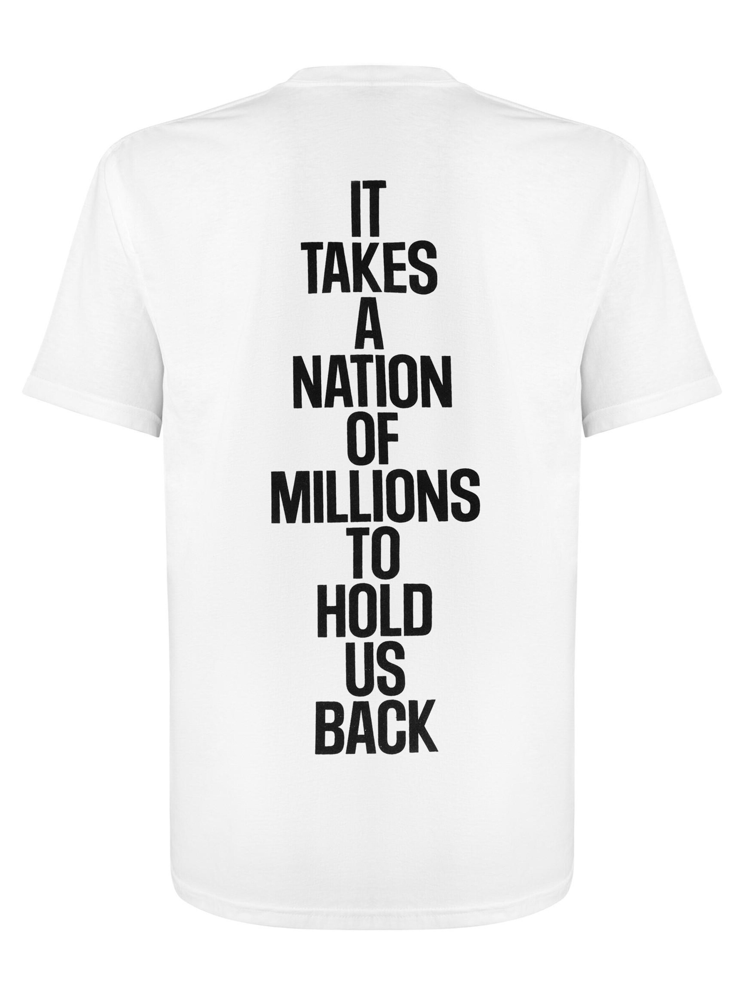 Public Enemy - Camiseta 'Public Enemy Enemy T-Shirt' en blanco