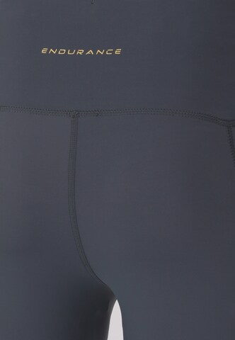ENDURANCE Skinny Workout Pants 'Move' in Grey