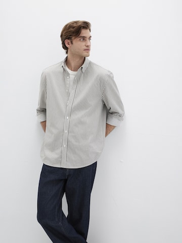 Mavi Regular fit Button Up Shirt in Grey