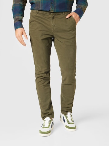 regular Pantaloni chino 'Catnip' di recolution in verde: frontale