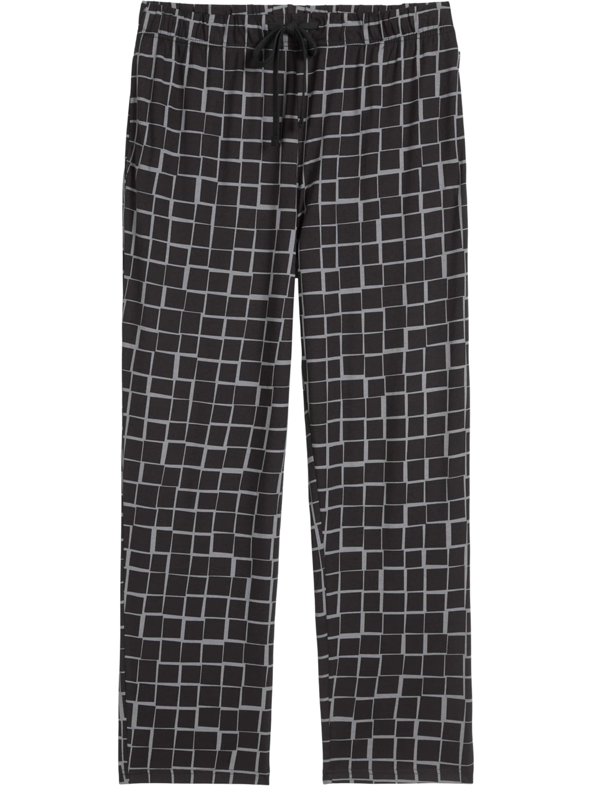 Marc O'Polo Pyjamahose ' Mix N Match Cotton ' in Schwarz: Vorderseite