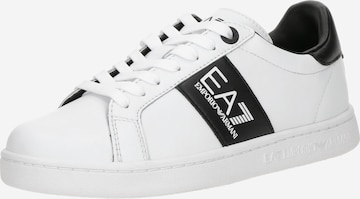 EA7 Emporio Armani Trampki niskie 'CLASSIC' w kolorze biały: przód