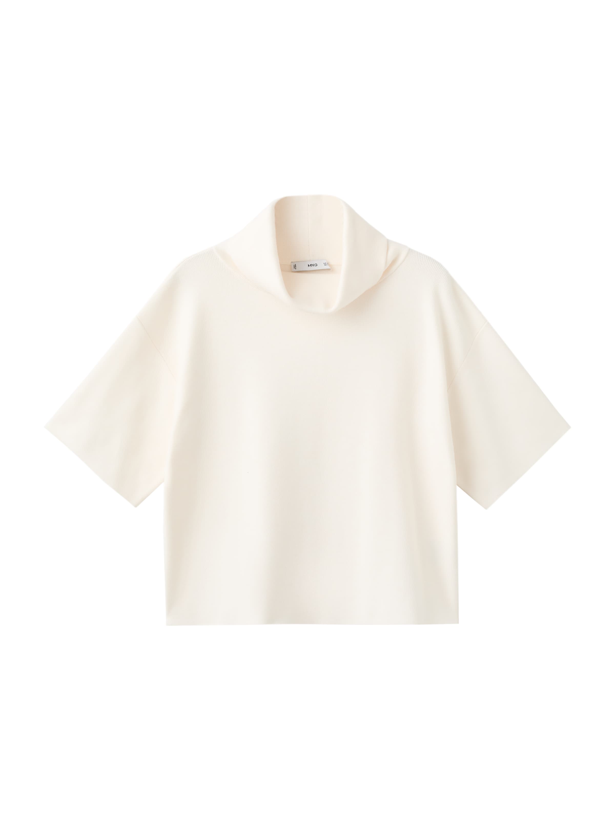 MANGO Tröja 'Comfy' i beige: framsida