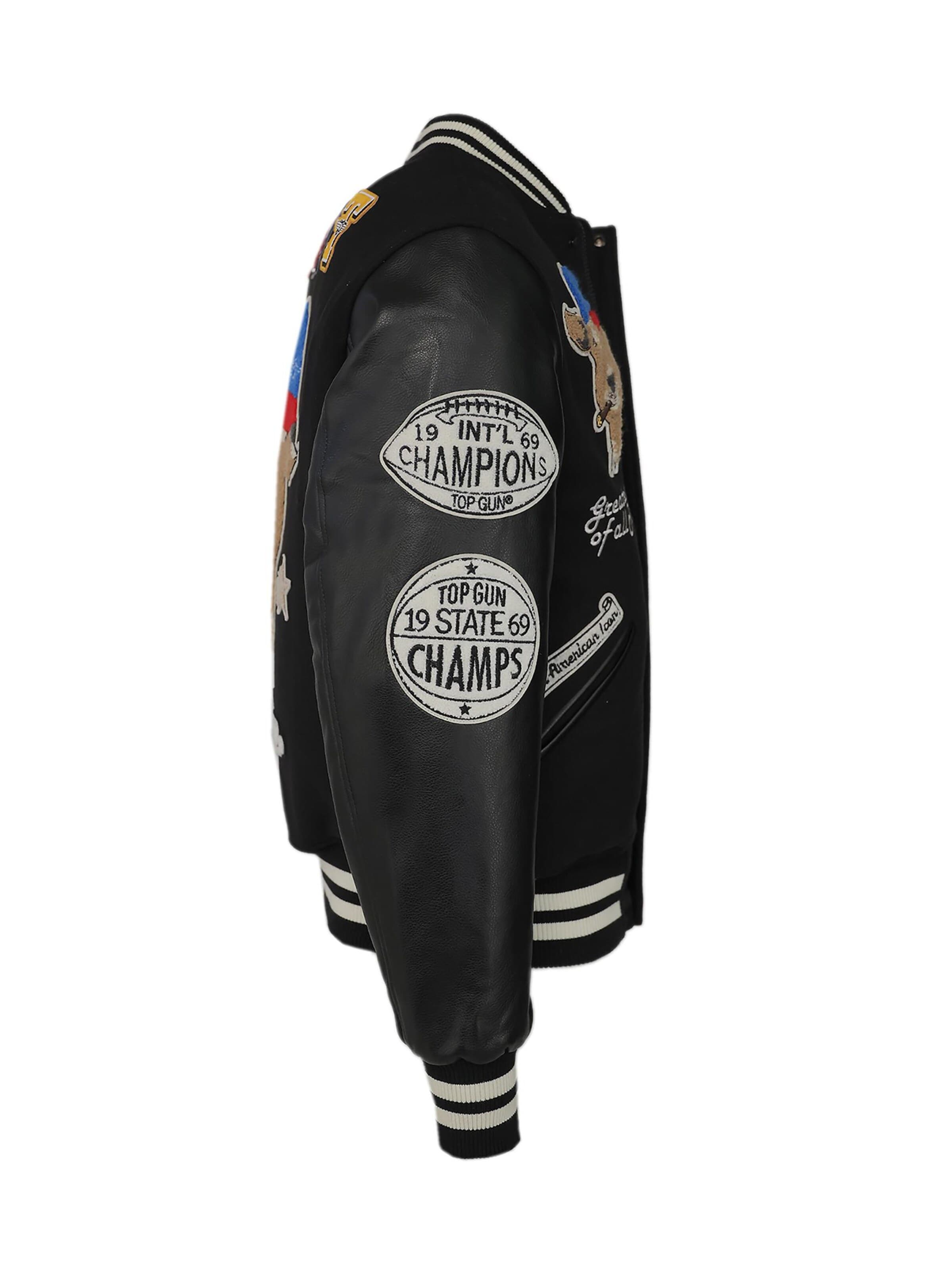 TOP GUN Winter Jacket 'TGJ-2249' in Black