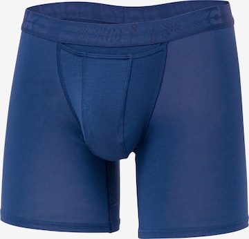 pckd – underwear done right. Boxer shorts in Blue: front