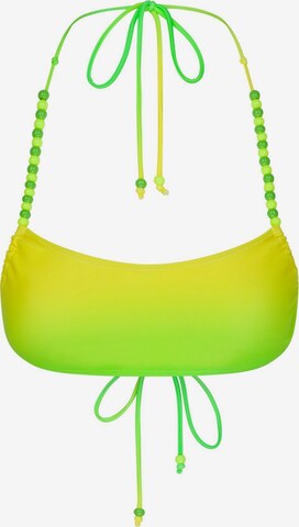 Moda Minx Bustier Bikinitop in Groen: voorkant