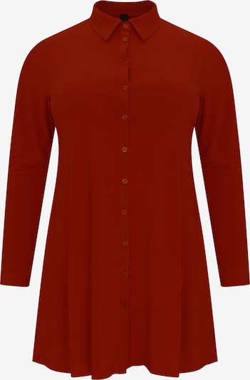 YOEK Bluse in S-M in rot, Produktansicht