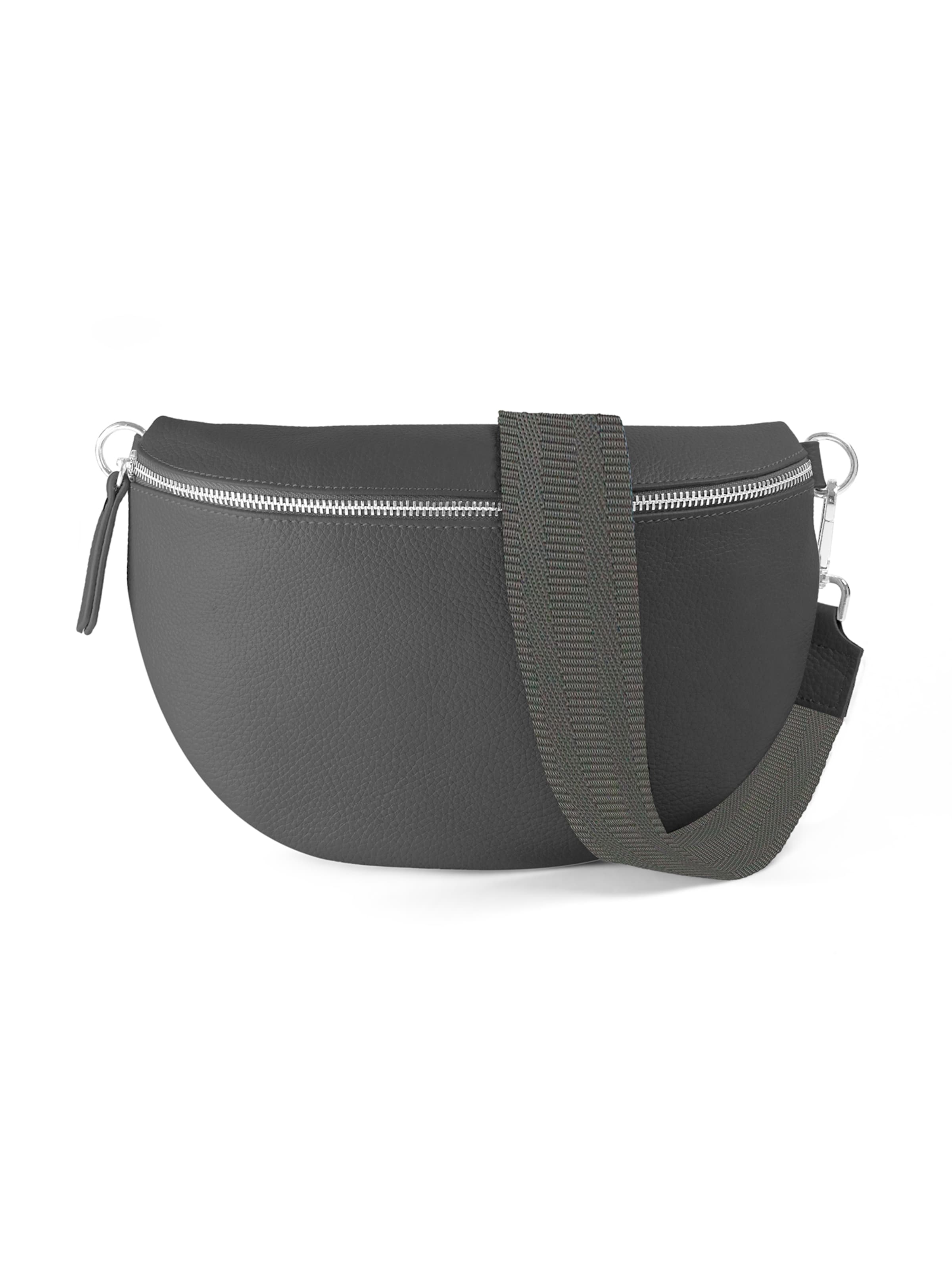 lePelou Fanny Pack 'MILA large' in Grey: front