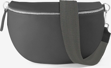 lePelou Fanny Pack 'MILA large' in Grey: front