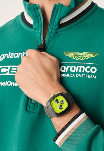 Aston Martin Analog watch 'Ovr W' in Grey