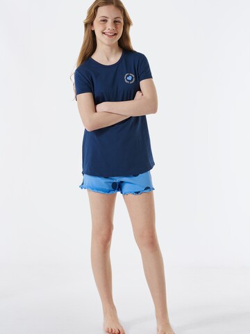 SCHIESSER Shorty 'Nightwear' in Blau