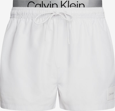 Calvin Klein Swimwear Σορτσάκι-μαγιό σε γκρι / μαύρο / λευκό, Άποψη προϊόντος
