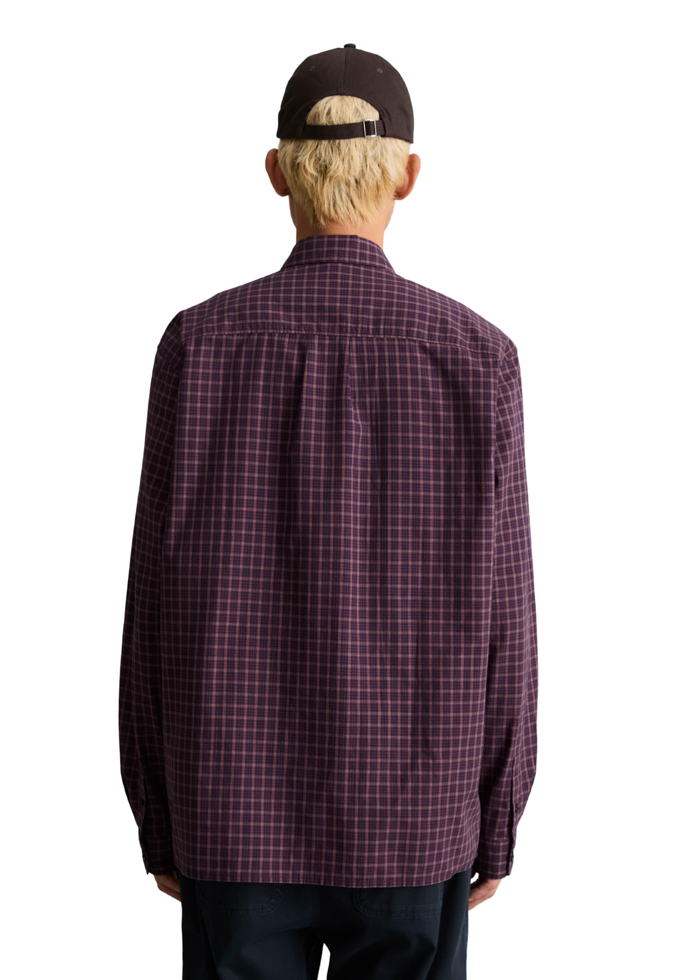 Marc O'Polo DENIM Regular fit Button Up Shirt in Purple