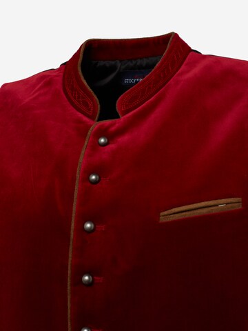 STOCKERPOINT Traditional Vest 'Ricardo' in Red