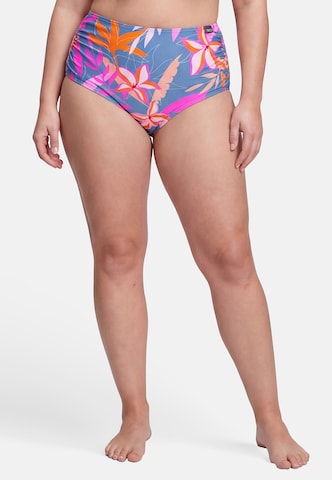 BECO the world of aquasports Bikini bottom 'Tropical Folwers' in Blue: front