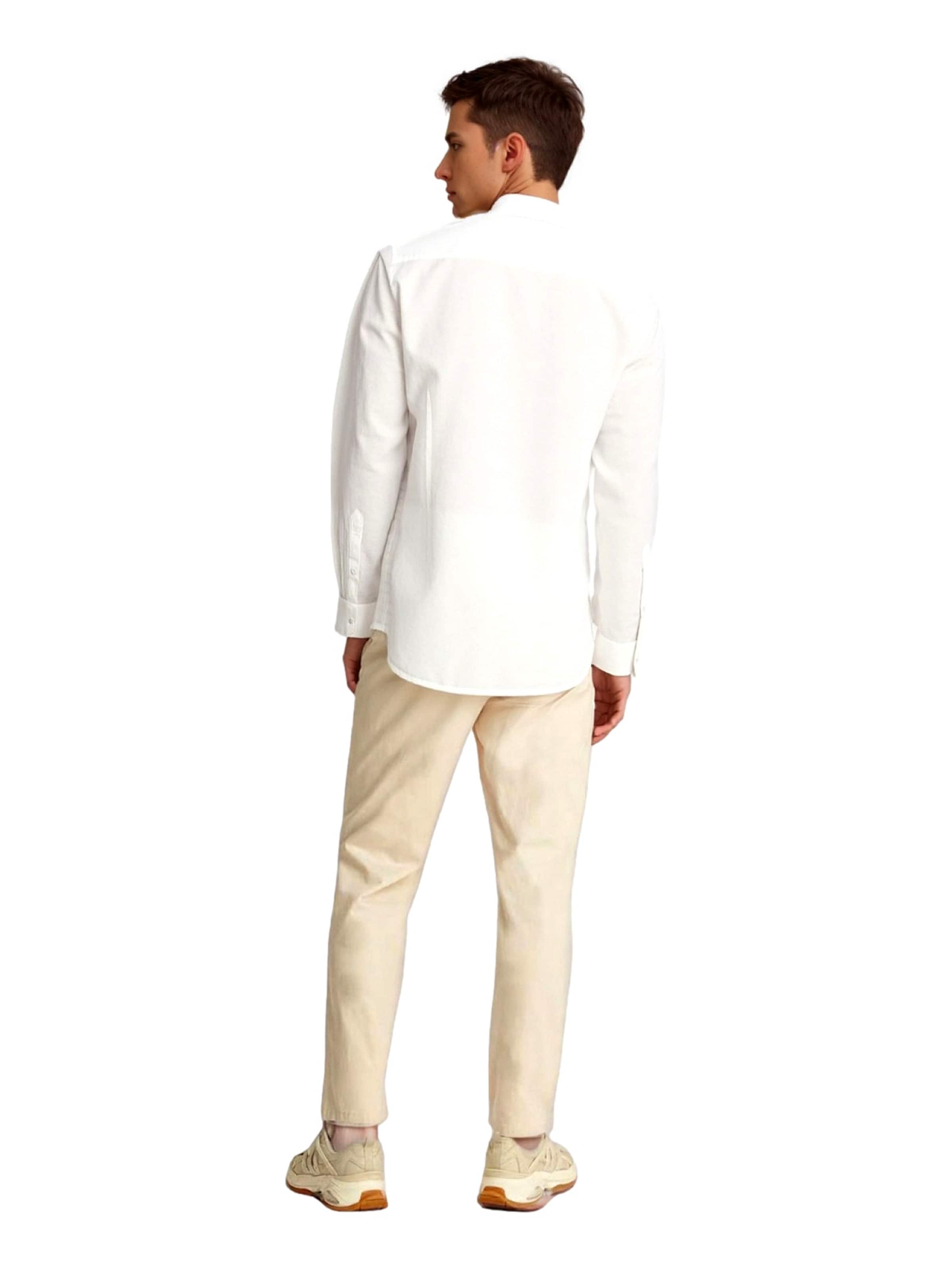 U.S. POLO ASSN. Regular fit Overhemd in Wit