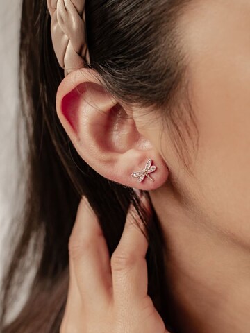 Hey Happiness - Pendientes 'Dragon Whisper' en oro