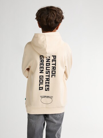 Petrol Industries Sweatshirt 'Mendocino' in Beige: voorkant
