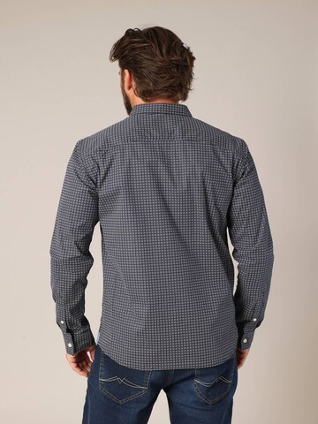 Coupe regular Chemise 'BOGART' Deeluxe en bleu