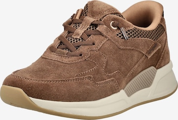 Baskets basses Rollingsoft en marron : devant
