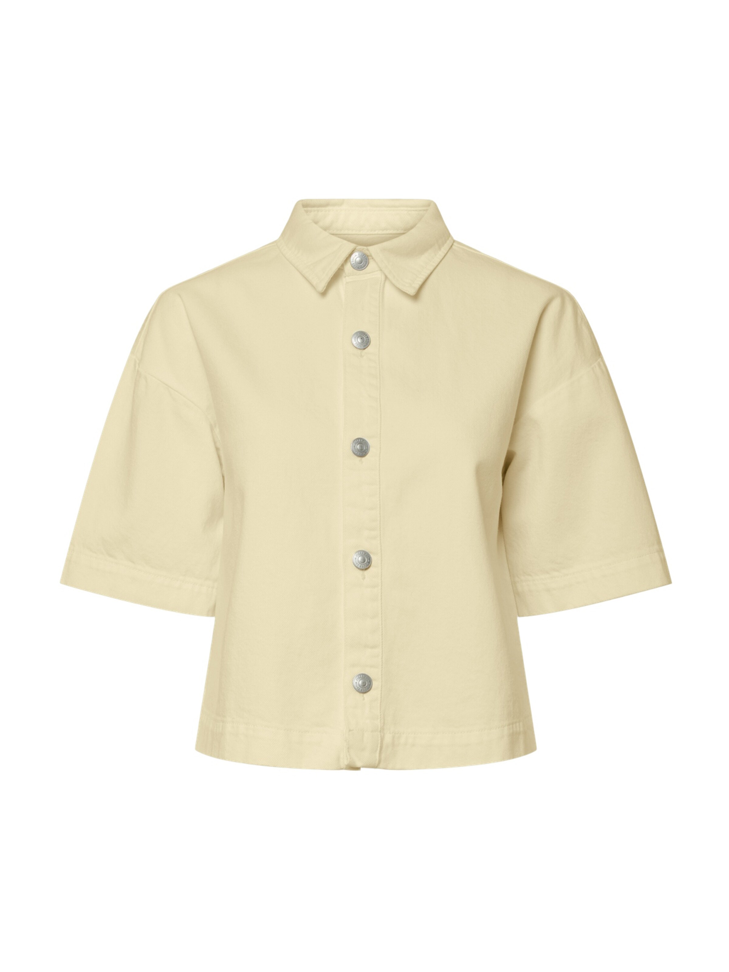 Bluză 'PCSKY' de la PIECES pe galben: față