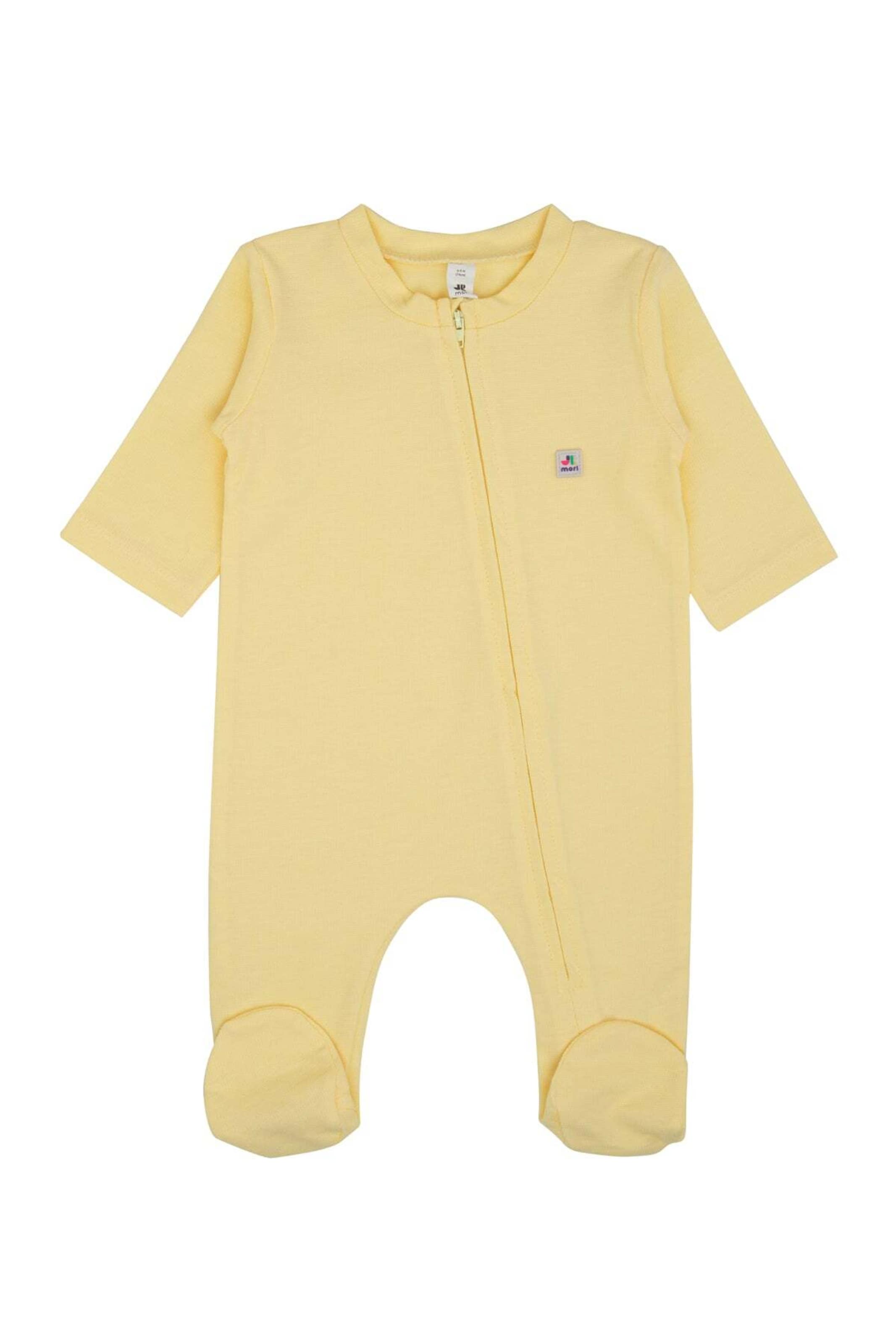 Salopetă de la Jrmori pe galben: față