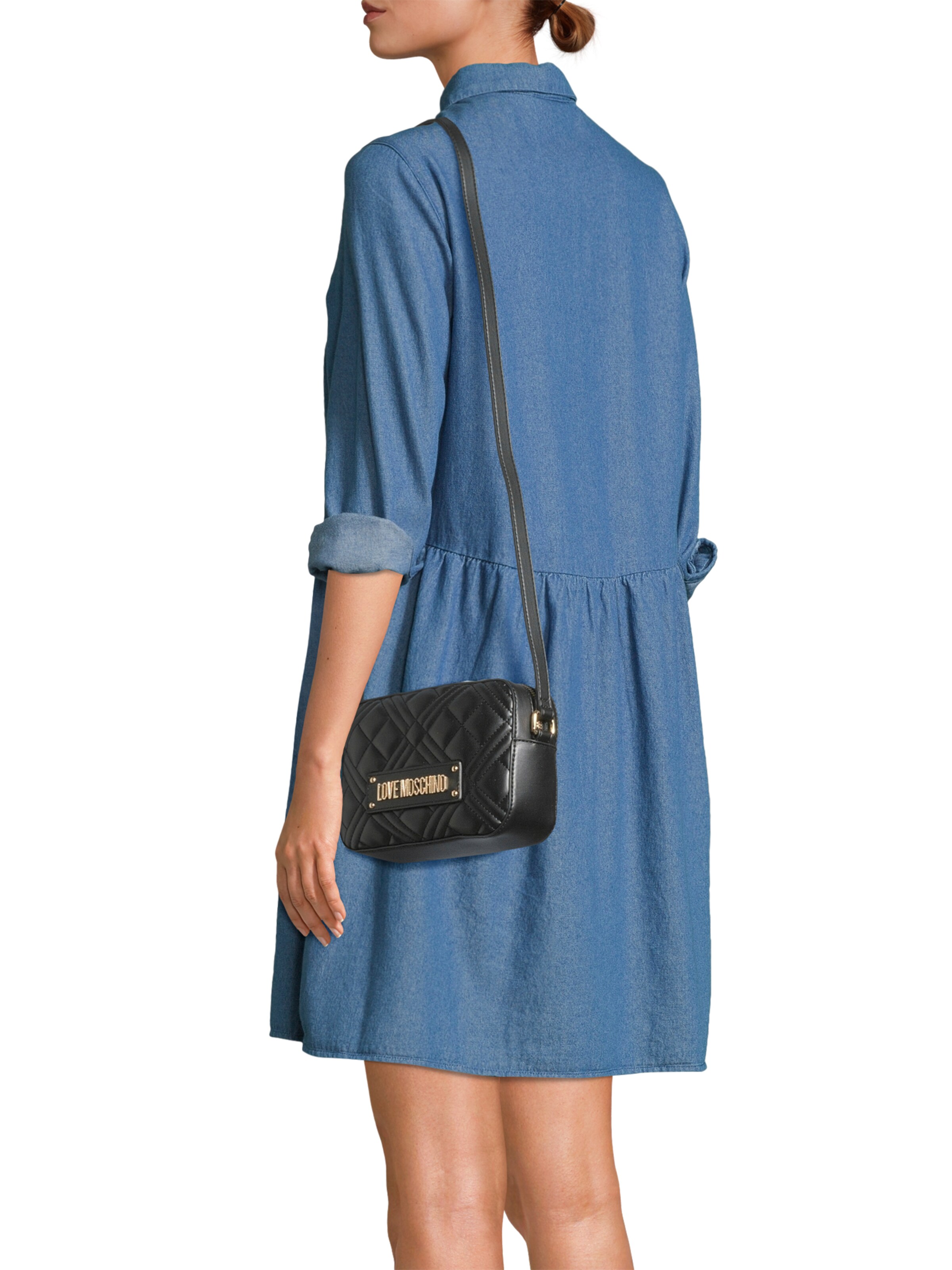 Borsa a tracolla di Love Moschino in nero