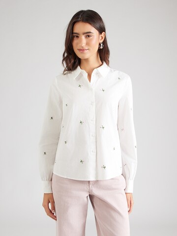 PIECES Blouse 'PCGENEVA' in Wit: voorkant