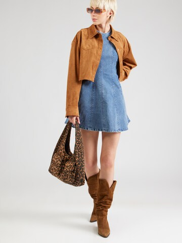 Abercrombie & Fitch - Vestido 'CHASE MILA' en azul