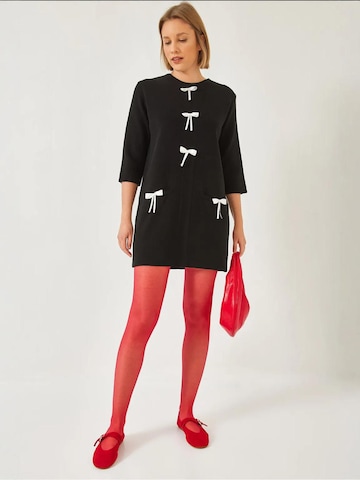 Bianco Lucci Knitted dress 'Strickkleider' in Black: front
