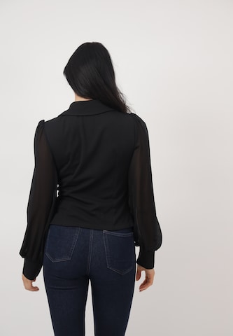 Elara Bluse in Schwarz