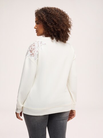 Fiorella Rubino - Sudadera en blanco