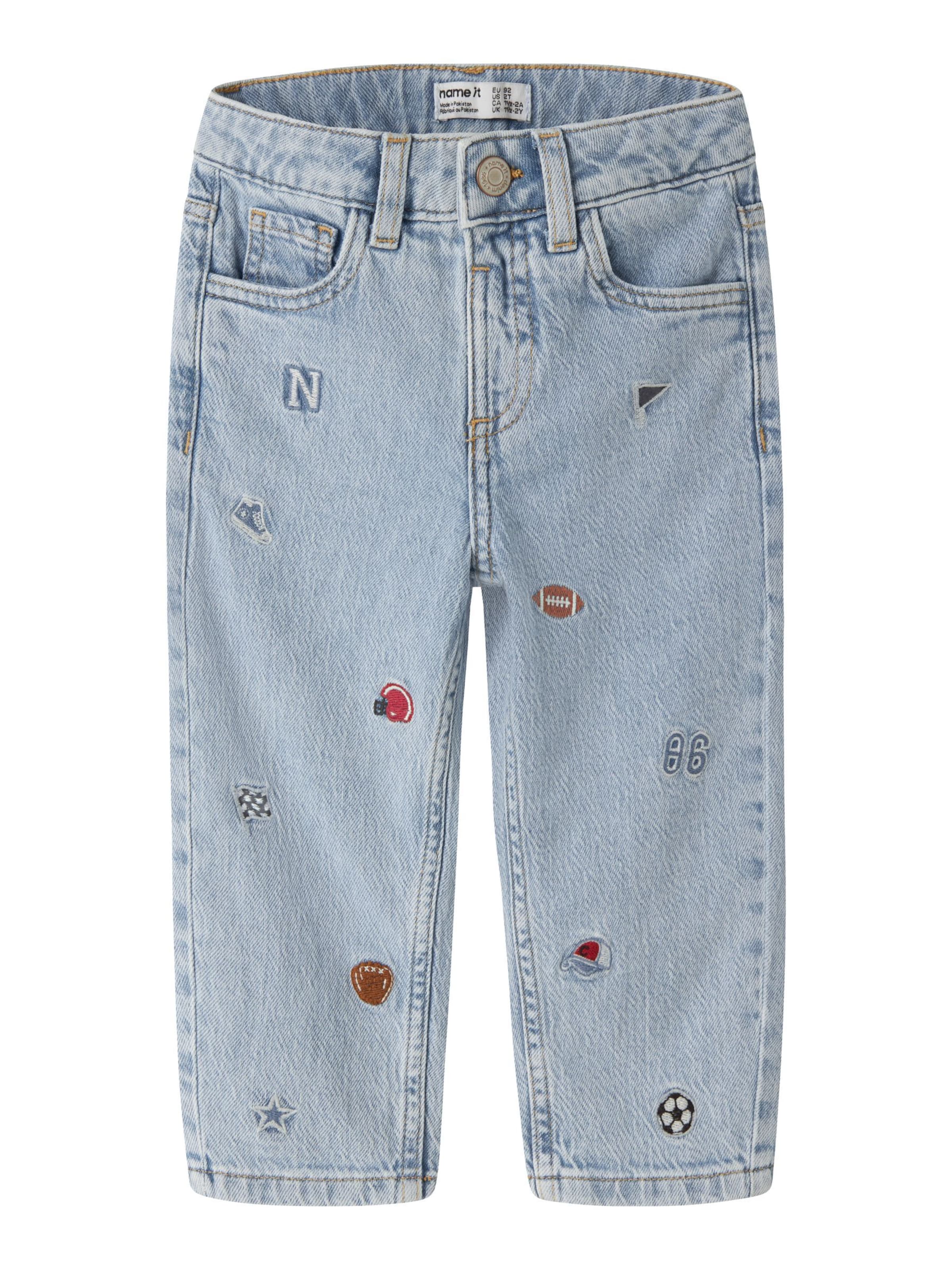 NAME IT Regular Jeans in Blauw: voorkant