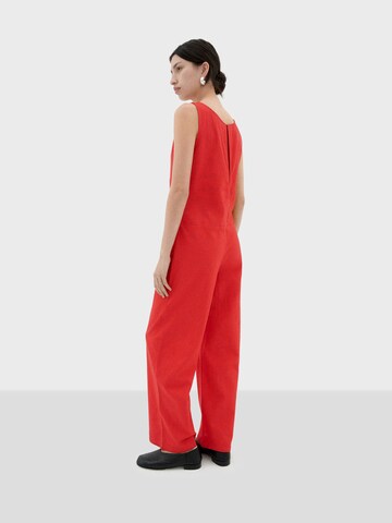Tuta jumpsuit ' ADRIANA ' di Thinking MU in rosso