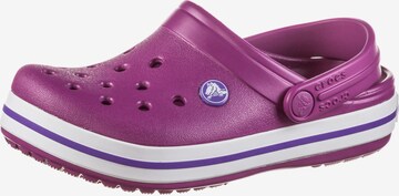 Crocs Sandals & Slippers 'Crocband' in Purple: front