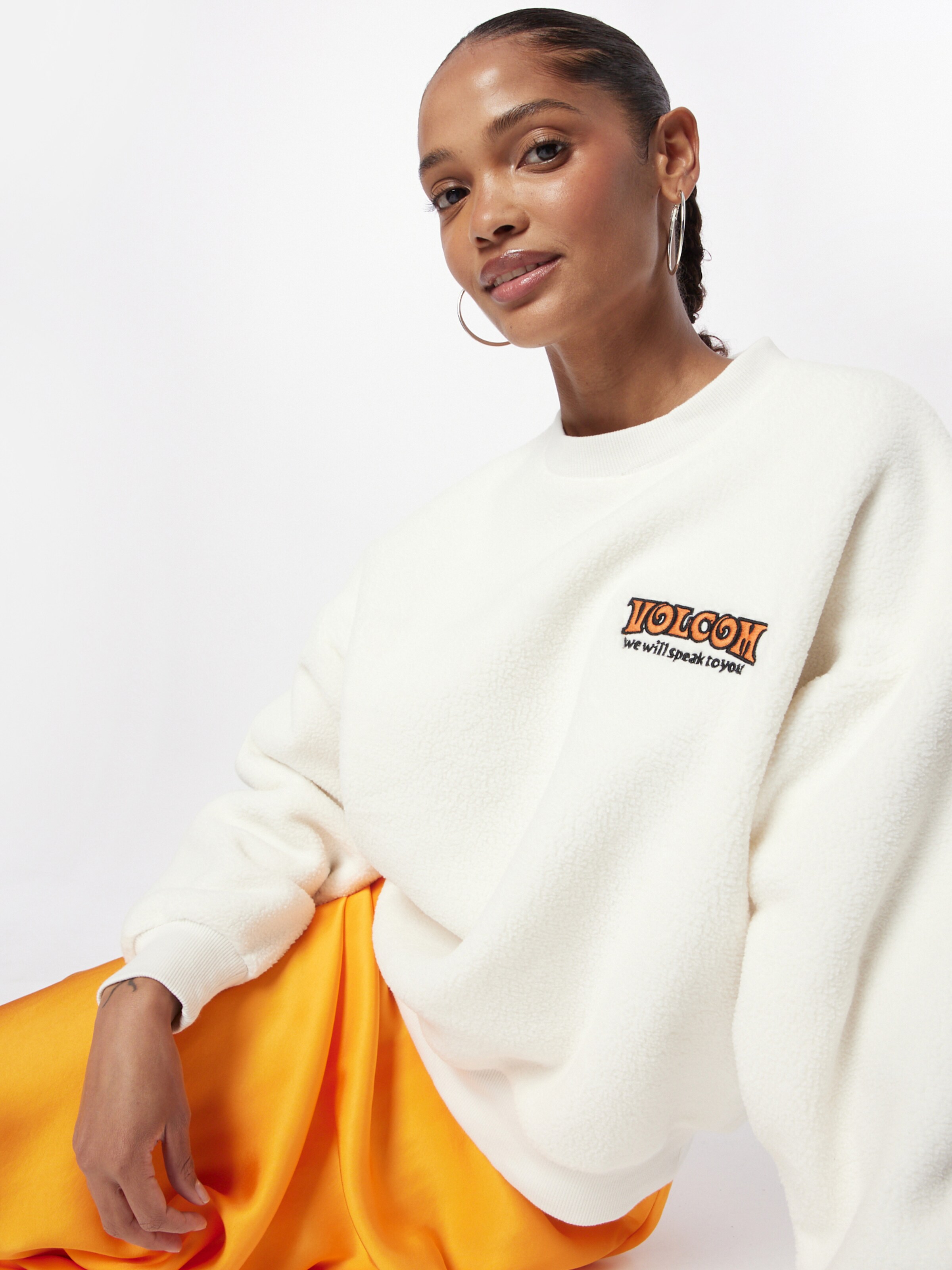 Volcom Sweatshirt 'TOO DOO' in White | ABOUT YOU