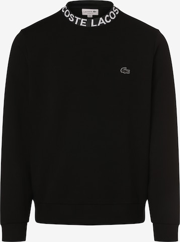 LACOSTE Sweatshirt in Black: front