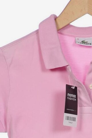 LACOSTE Poloshirt S in Pink