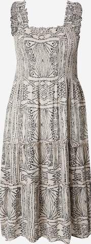 Robe d’été 'VMCMenny' Vero Moda Curve en beige : devant