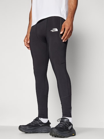 THE NORTH FACE Скинни Штаны в спортивном стиле 'WINTER WARM PRO' в Черный