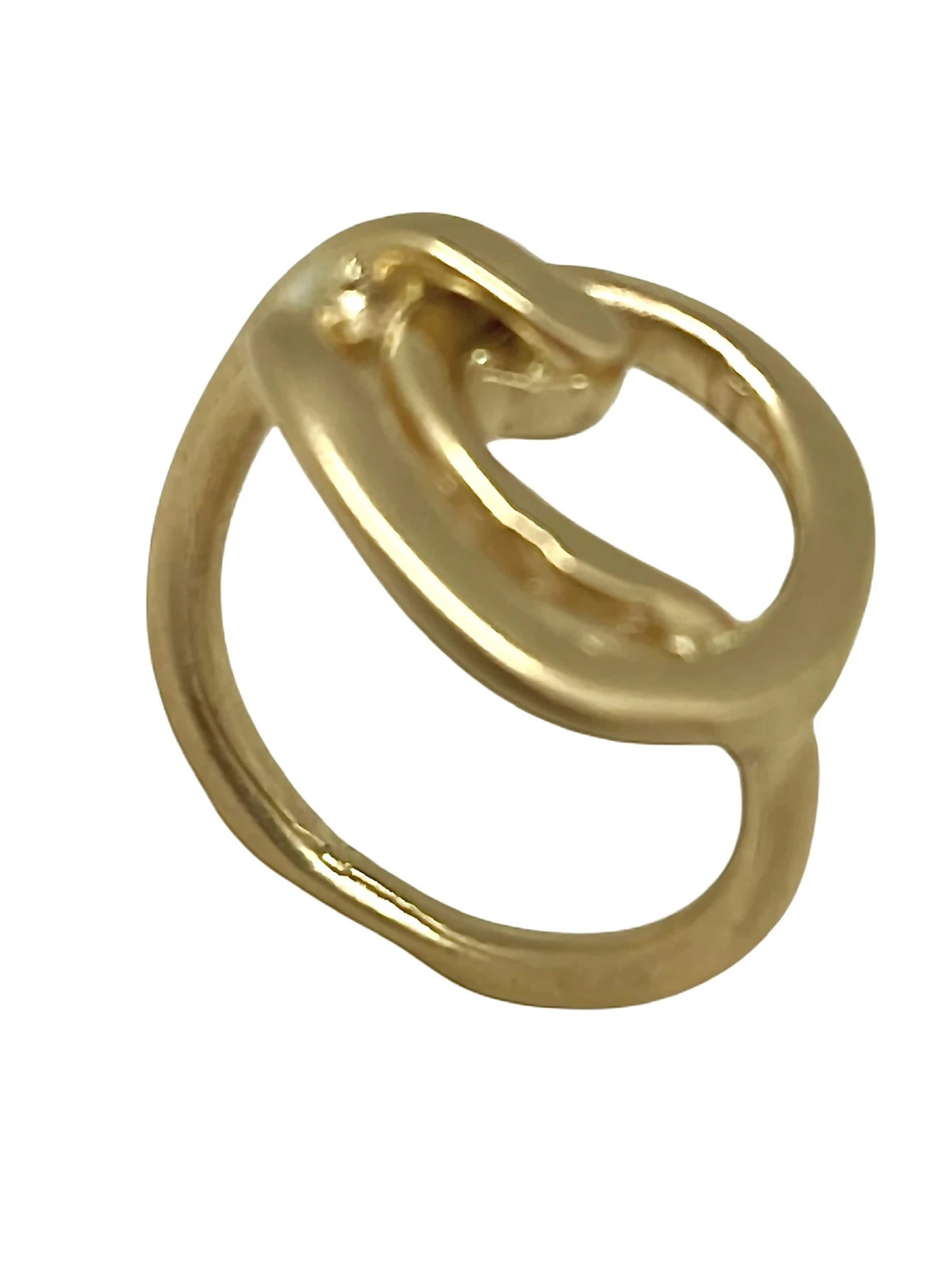 Gloria Mago Ring 'My World ring in gold-plated zamak (brass)' in Gold: front