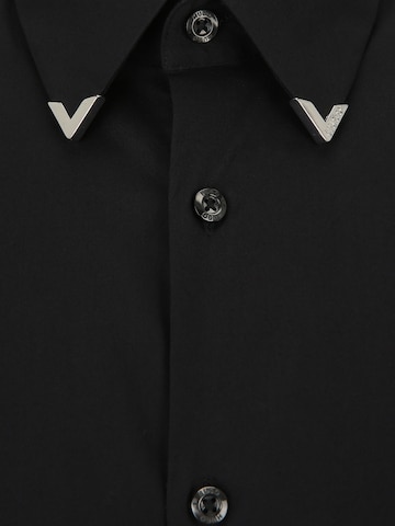 HUGO Regular fit Button Up Shirt 'Ermo' in Black