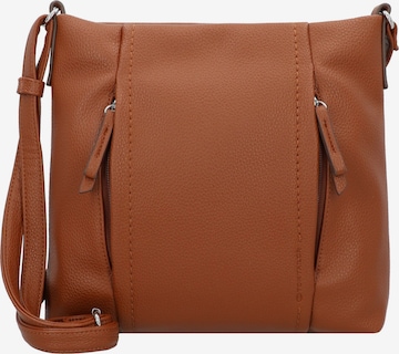 Sac à bandoulière 'Beca' TOM TAILOR en marron : devant