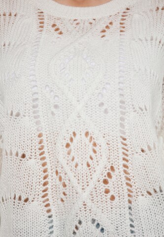swirly Pullover in Weiß