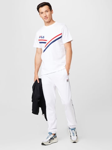 FILA Tapered Sportbyxa 'Zvolen' i vit